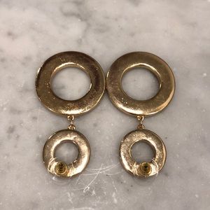Jewelry - Tortoise Double Circle Earring Jewelry - Tortoise Double Circle Earring